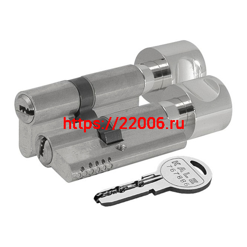 Цилиндровый механизм Kale kilit (Кале килит) с вертушкой 164 OBS SCE/115 (50+10+55) mm никель 5 кл. фото 3 Цилиндровый механизм Kale kilit (Кале килит) с вертушкой 164 OBS SCE/115 (50+10+55) mm никель 5 кл. фото 3