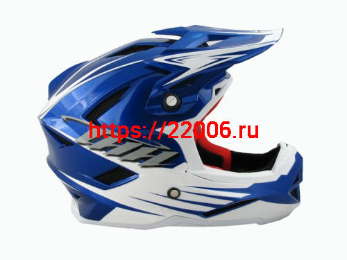 Мотошлем THH T-42 №2 blue/white (M) Мотошлем THH T-42 №2 blue/white (M)