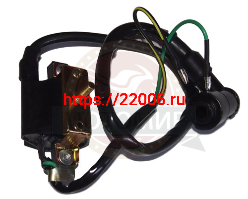 Катушка зажигания Альфа, Сигма, "Zodiak" PANTERA 125 с кронштейном (НАБОР)