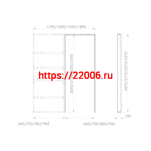 Пенал для скрытой раздвижной Armadillo (Армадилло) системы SLD.Comfort-PENAL caseta 900/2300 фото 3 Пенал для скрытой раздвижной Armadillo (Армадилло) системы SLD.Comfort-PENAL caseta 900/2300 фото 3