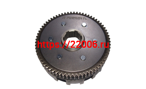 Барабан сцепления CB250 см3 Zongshen ZS 172FMM-5 голый (8 паз+8 полупаз) 6 болт 6 диск. (100081728) фото 2 Барабан сцепления CB250 см3 Zongshen ZS 172FMM-5 голый (8 паз+8 полупаз) 6 болт 6 диск. (100081728) фото 2