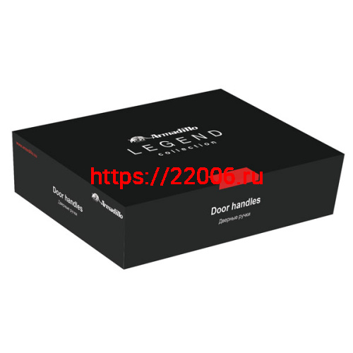 Ручка Armadillo (Армадилло) раздельная R.LD54.Libra26 (Libra LD26) SN/CP-3 матовый никель/хром фото 2
