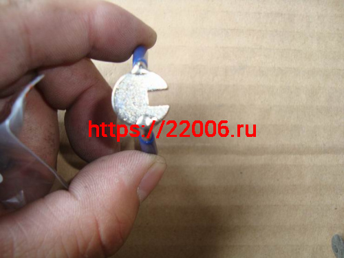 Ключ спицевой, в виде дуги, прорезиненное покрытие ERT-15 фото 2