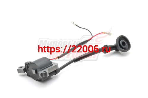 Зажигание в сборе мотокосы BC/GBC-043/052 (колпачок 90 град) Зажигание в сборе мотокосы BC/GBC-043/052 (колпачок 90 град)