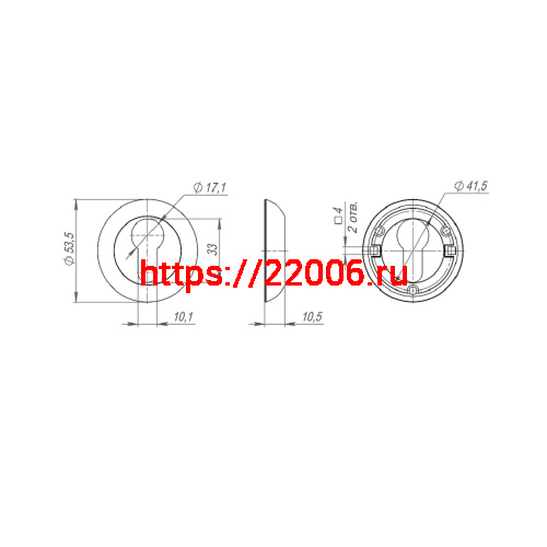 Накладка Punto (Пунто) под цилиндр ET.R.ZR54 (ET ZR) ABG-6 зелёная бронза фото 3 Накладка Punto (Пунто) под цилиндр ET.R.ZR54 (ET ZR) ABG-6 зелёная бронза фото 3