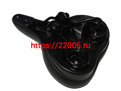 Сиденье вело простое на пружинах 265х154мм, черное, вес-550г. (EPSD-40) фото 2 Сиденье вело простое на пружинах 265х154мм, черное, вес-550г. (EPSD-40) фото 2