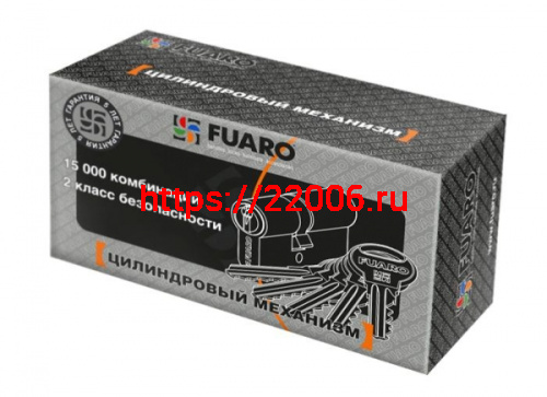 Цилиндровый Fuaro (Фуаро) механизм R300/70 mm (30+10+30) CP хром 5 кл. фото 3 Цилиндровый Fuaro (Фуаро) механизм R300/70 mm (30+10+30) CP хром 5 кл. фото 3