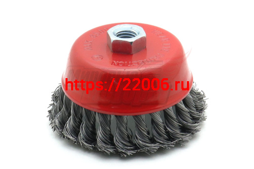 Щетка чашечная витая для УШМ 100мм
