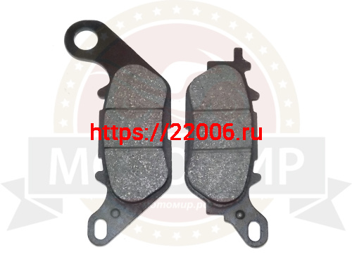 Колодки тормозные дисковые Yamaha YBR125 №1 Колодки тормозные дисковые Yamaha YBR125 №1