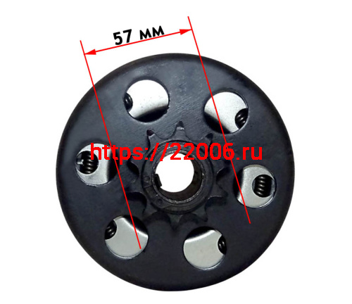 Сцепление автоматическое, на вал 19 мм, цепь 428, звезда 10 зубов фото 3 Сцепление автоматическое, на вал 19 мм, цепь 428, звезда 10 зубов фото 3