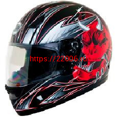 Мотошлем THH TS-38 №5 black/red (S) Мотошлем THH TS-38 №5 black/red (S)
