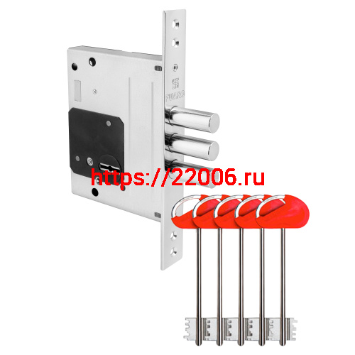 Замок Fuaro (Фуаро) врезной сувальдный MDV25/S-60.00.3R16 5key (5 ключей) Замок Fuaro (Фуаро) врезной сувальдный MDV25/S-60.00.3R16 5key (5 ключей)