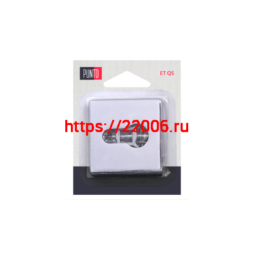 Накладка Punto (Пунто) под цилиндр LM/A ET.K.QS52 CP-8 хром Накладка Punto (Пунто) под цилиндр LM/A ET.K.QS52 CP-8 хром
